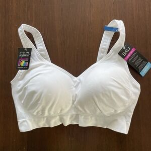 NEW Bali Comfort ComfortFlex Fit Seamless Cool Comfort Shaping Wireless Bra XL